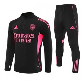 Arsenal Sweatshirt Za Trening Četvrt Zip 2025-26 Crna